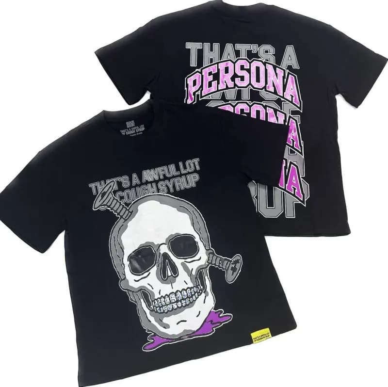 Travis Scott × Cactus Plant Flea Market Graphic Tee Cough Syrup — 37