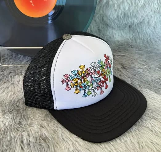 BAPE Trucker Cap Floral Ape Head Print