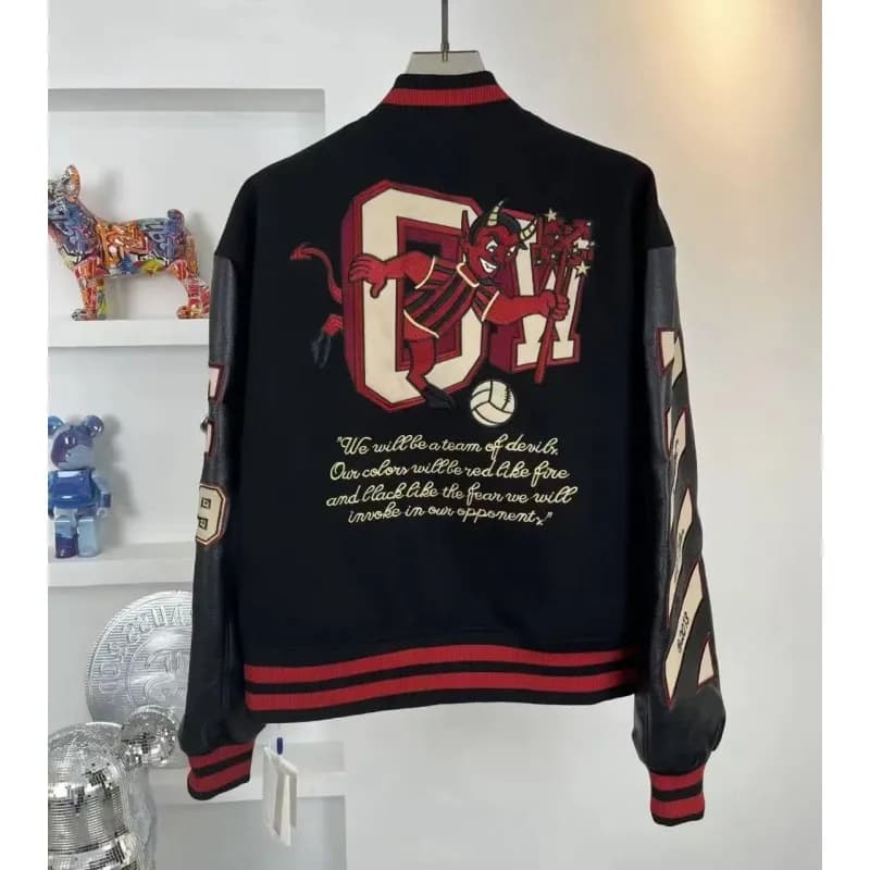 Palace Varsity Jacket Devil Team