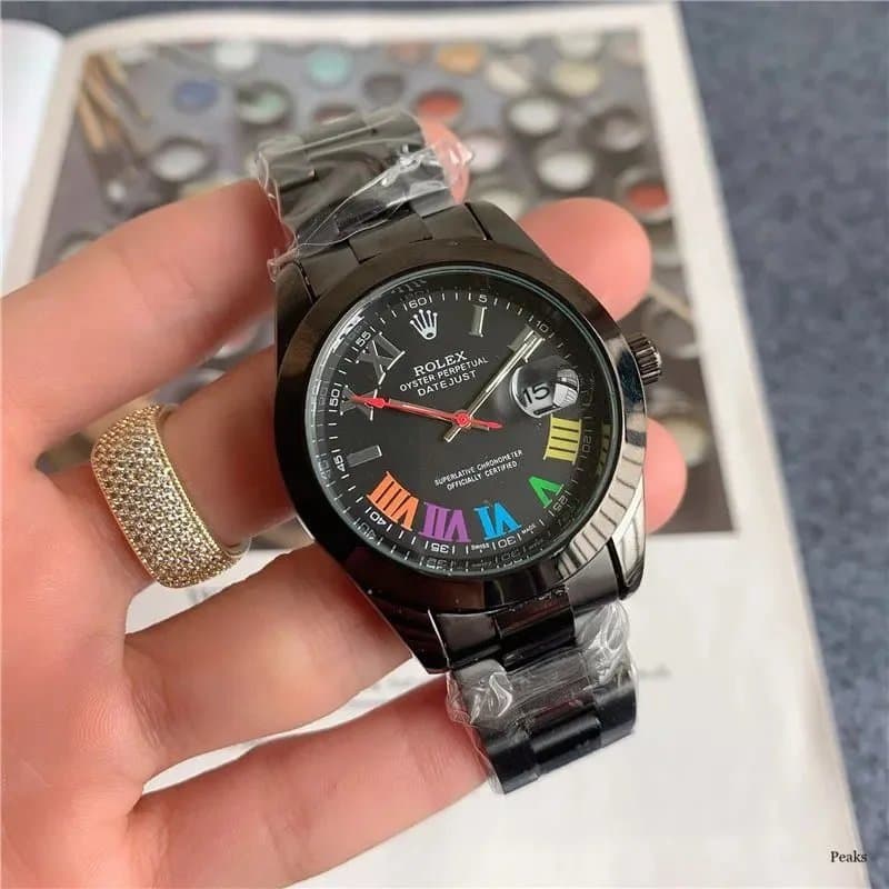 Rolex Datejust Rainbow Roman Numeral Dial