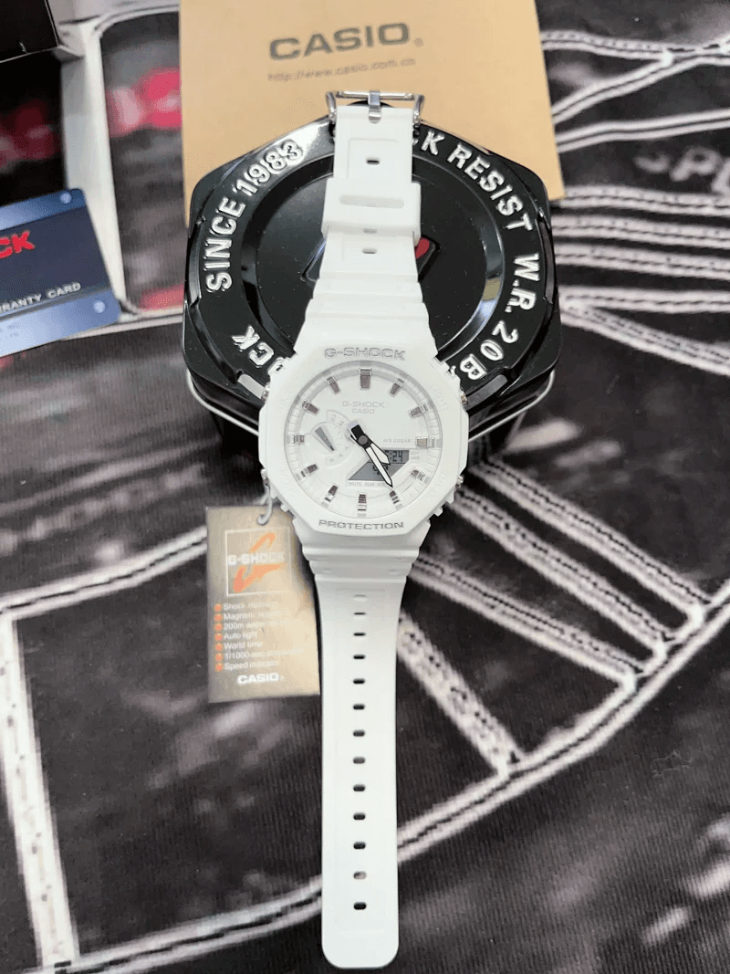 Casio G-Shock GA-2100 All-White