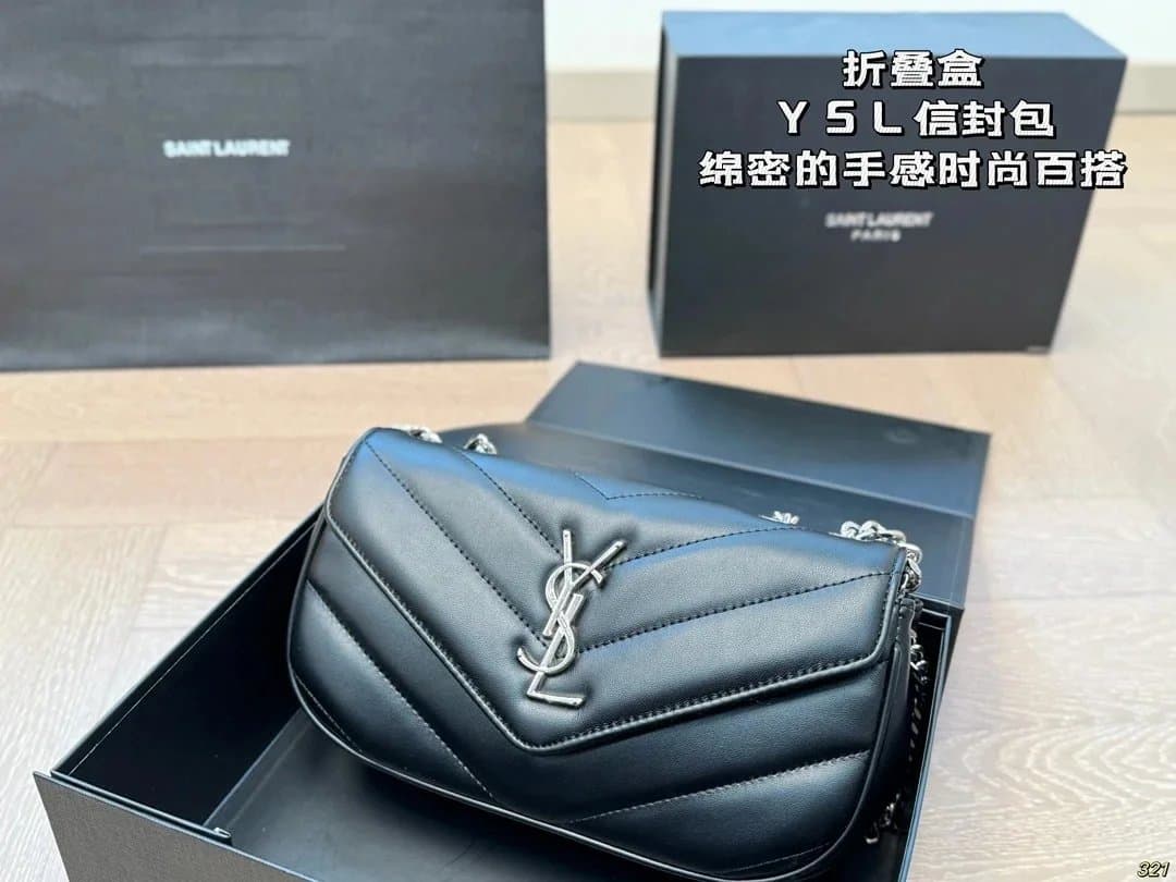 Saint Laurent Lou Lou Quilted Leather