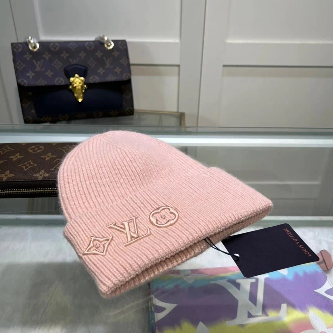 Louis Vuitton Beanie LV Monogram Embroidered
