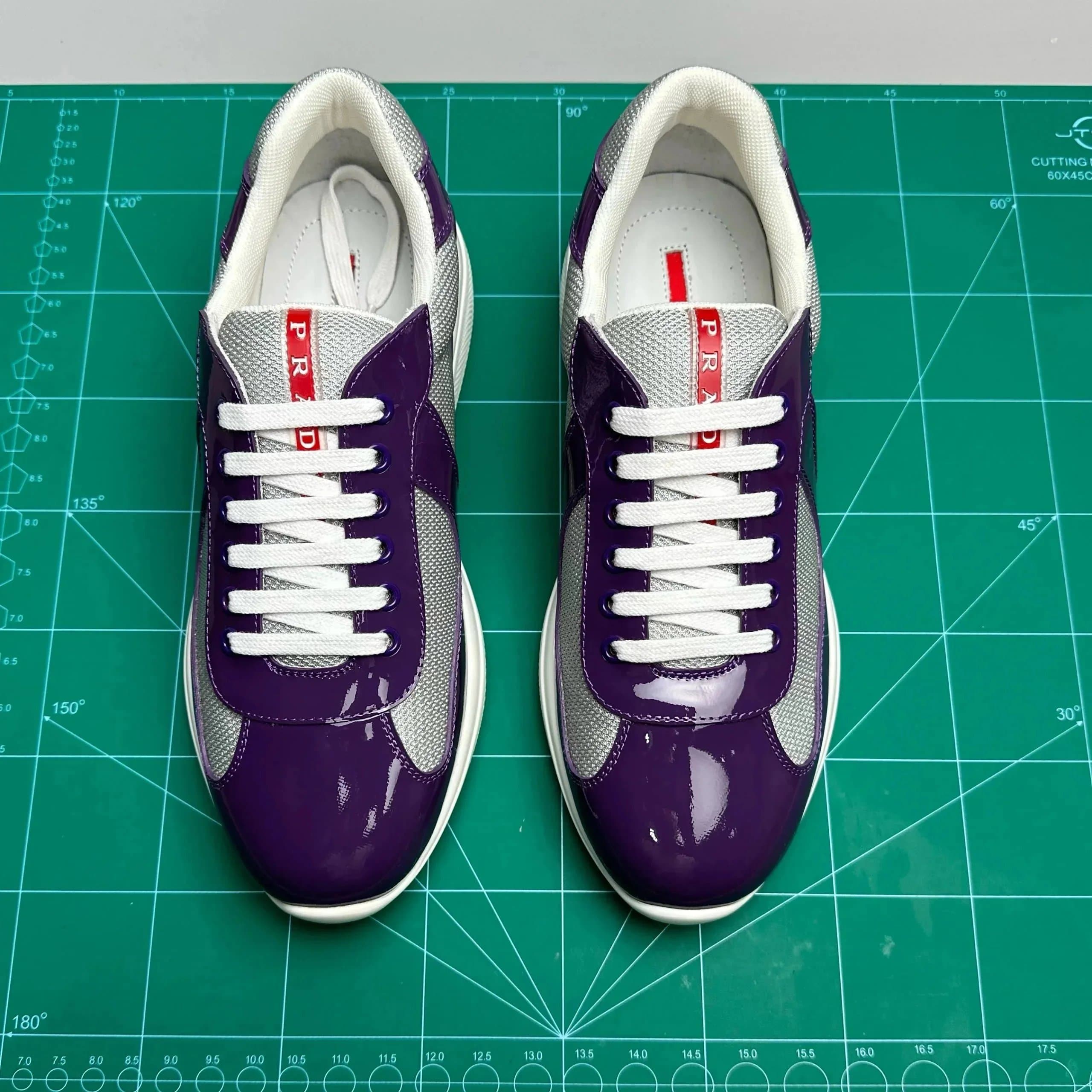 Prada Linea Rossa Sneaker Mint Green — X1 Prada灰紫