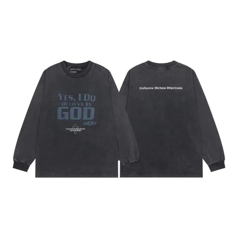Gallery Dept. Zip-Up Hoodie Graphic Print — Style 5 long sleeve T