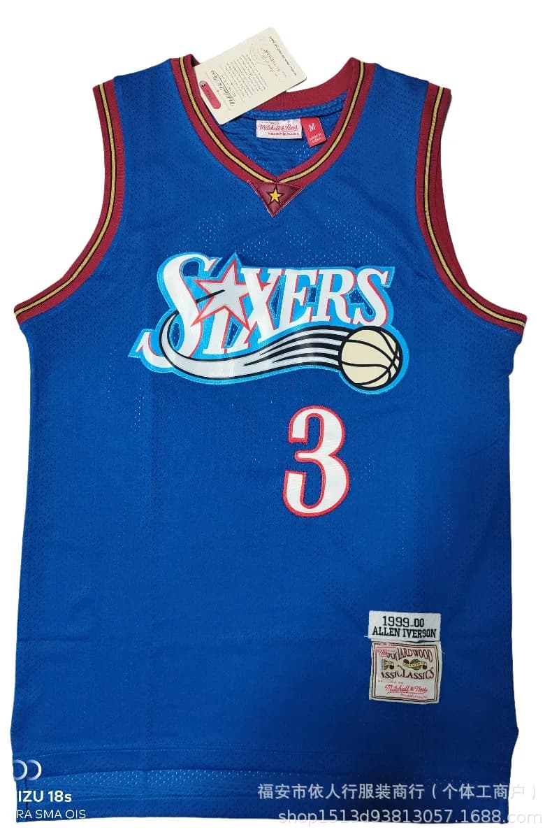 NBA Philadelphia 76ers Jersey 1999-00 Allen Iverson