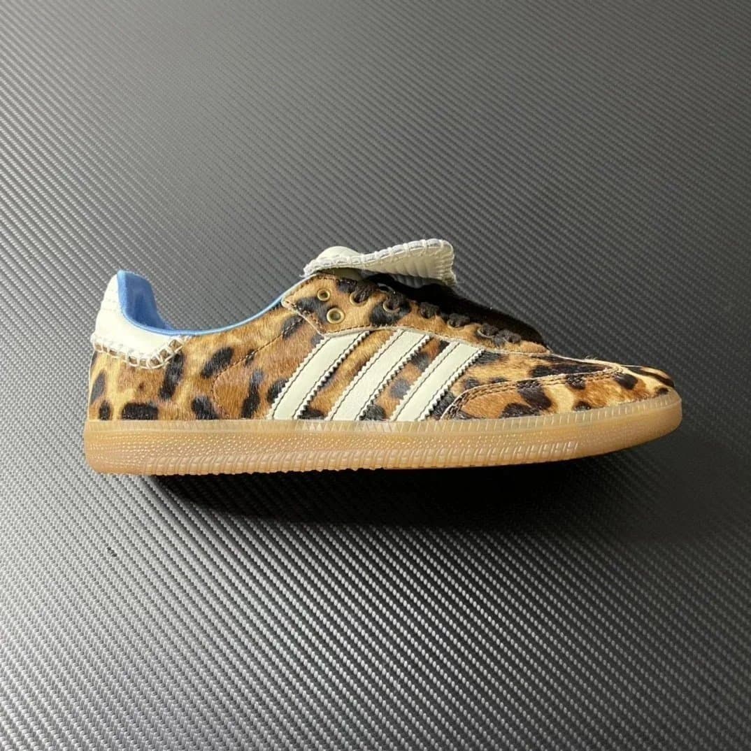 Adidas Samba Metallic Silver — TOP版本 · 阿迪桑巴 马毛豹纹 货号IE0578