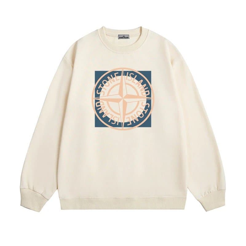 Stone Island Crewneck Sweatshirt Eclipse Print — S6