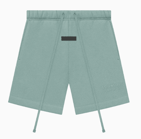Fear of God Essentials Drawstring Shorts Essentials Logo — 9j雾霾蓝（毛圈）