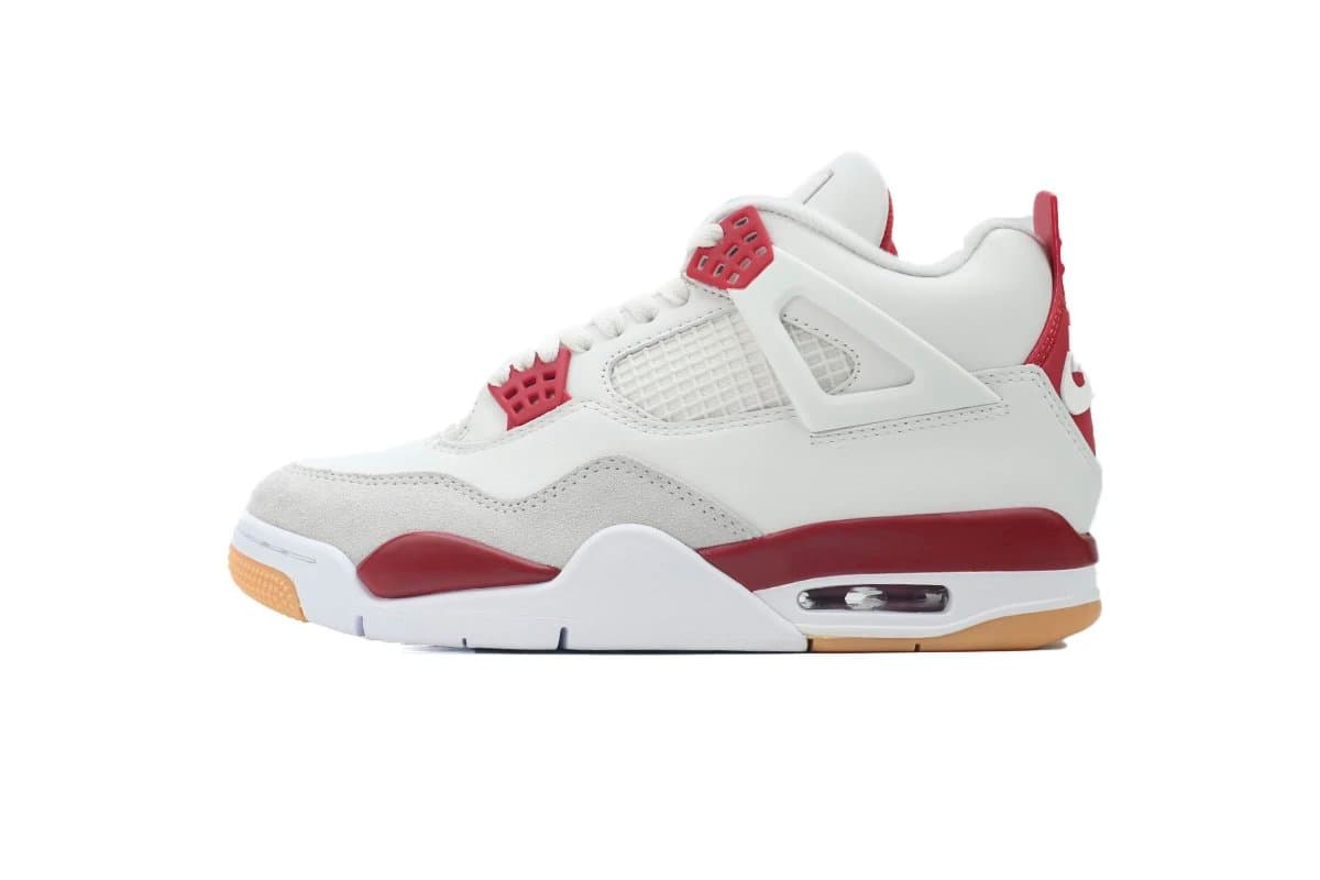 Air Jordan 4 White Cement — 35-47.5 (Message Remarks Size) · SB白红