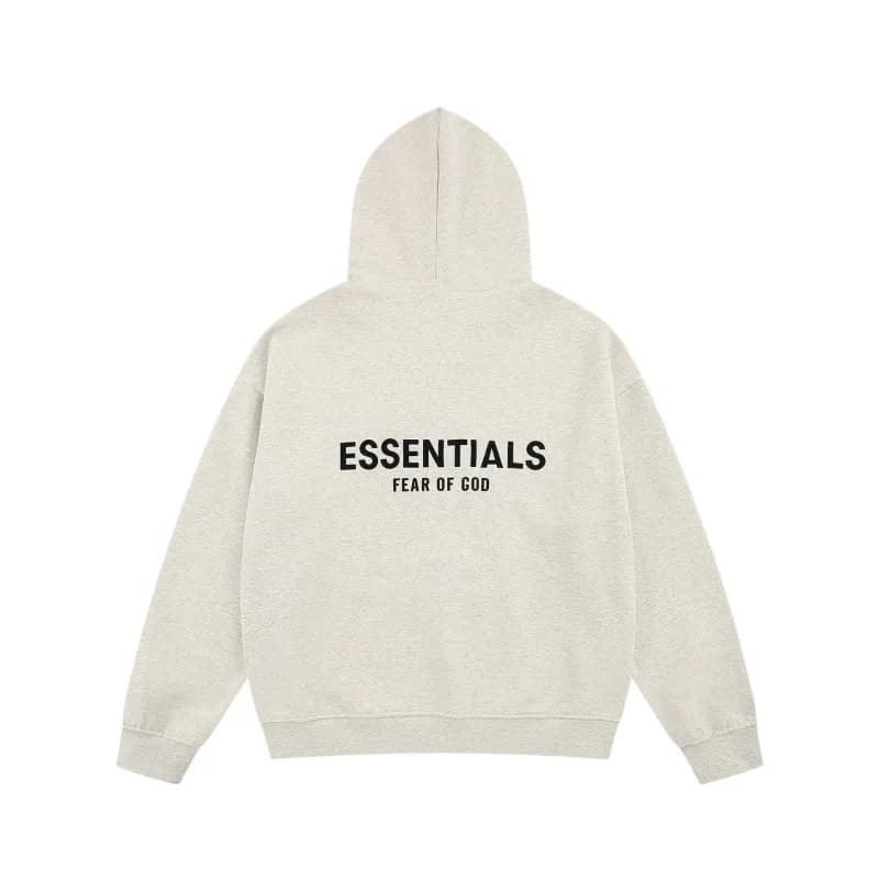 Fear of God Essentials Hooded Sweatshirt Essentials Logo Back