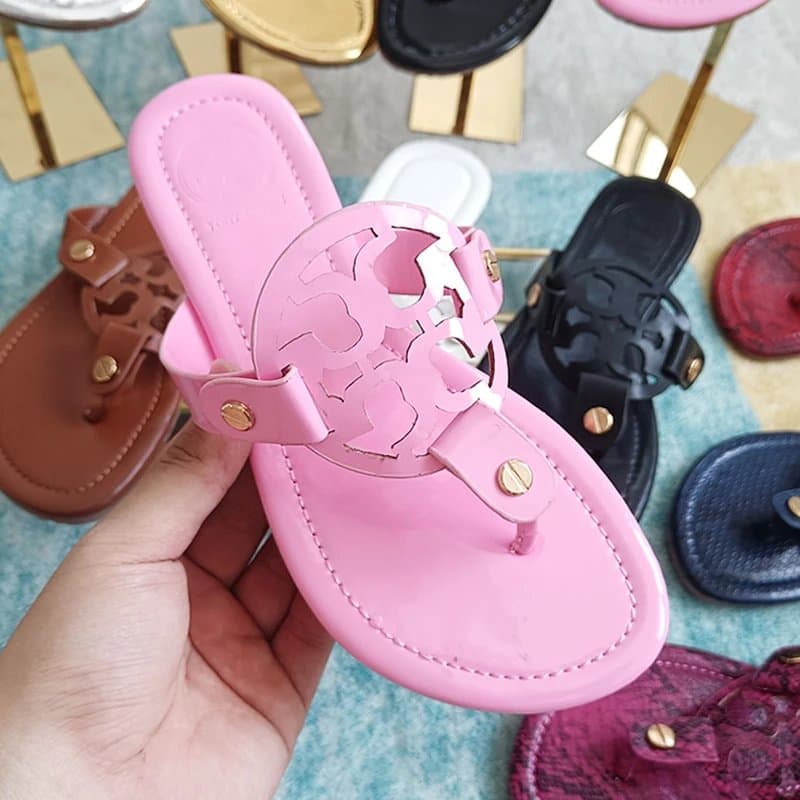 Tory Burch Miller Sandal Logo Thong