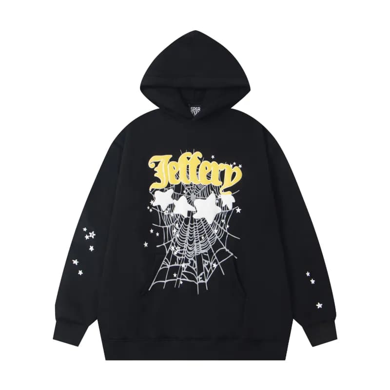 Hoodie Spiderweb Graphic