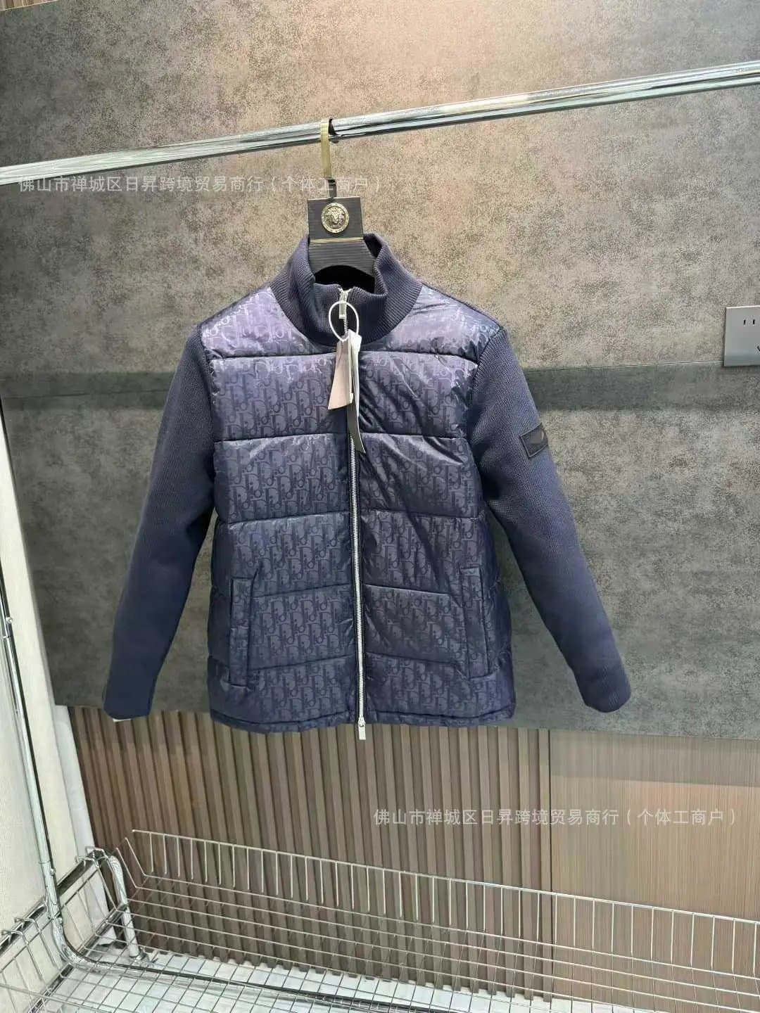 Dior Puffer Jacket Oblique Logo — D家藏青