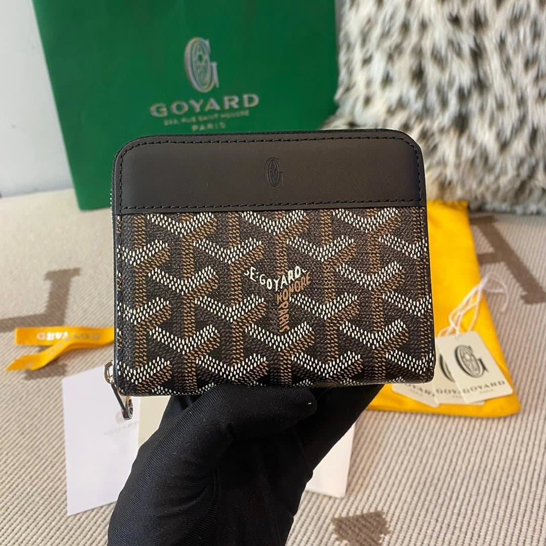Goyard Saint Louis Wallet Goyardine Canvas