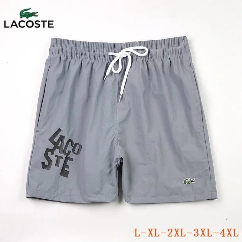 Lacoste Drawstring Shorts Outline Croc Print — 39