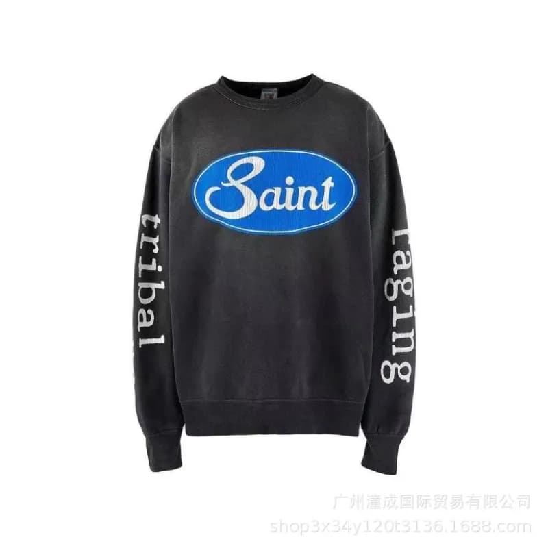 Saint Laurent Crewneck Sweatshirt Saint Logo