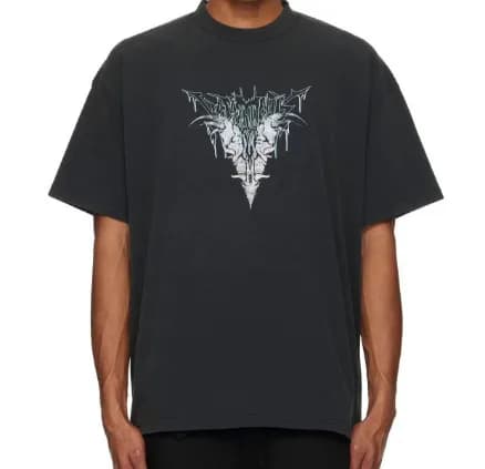 Graphic T-Shirt Inverted Skull Logo