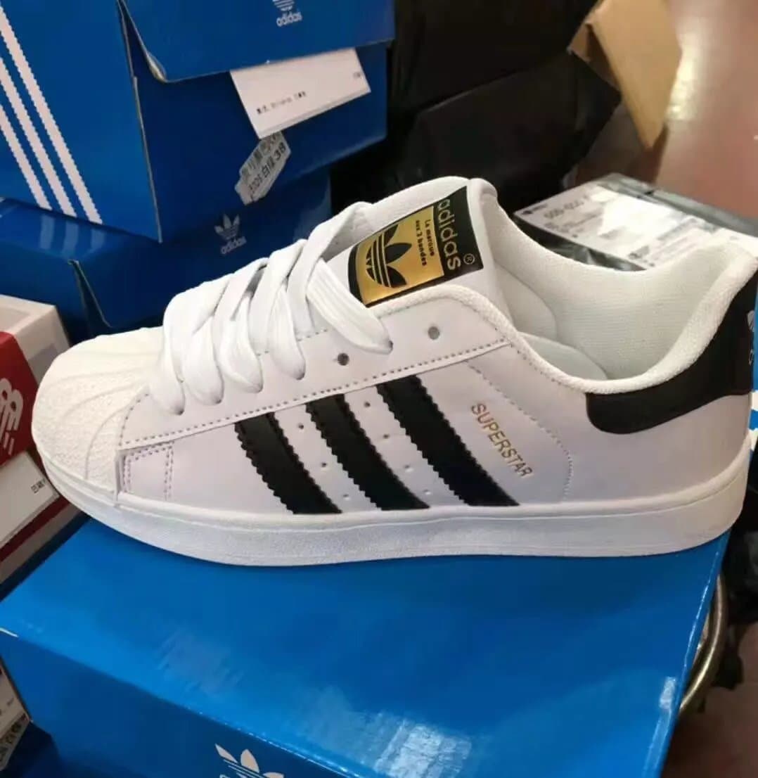 Adidas Superstar Classic White — 白金标