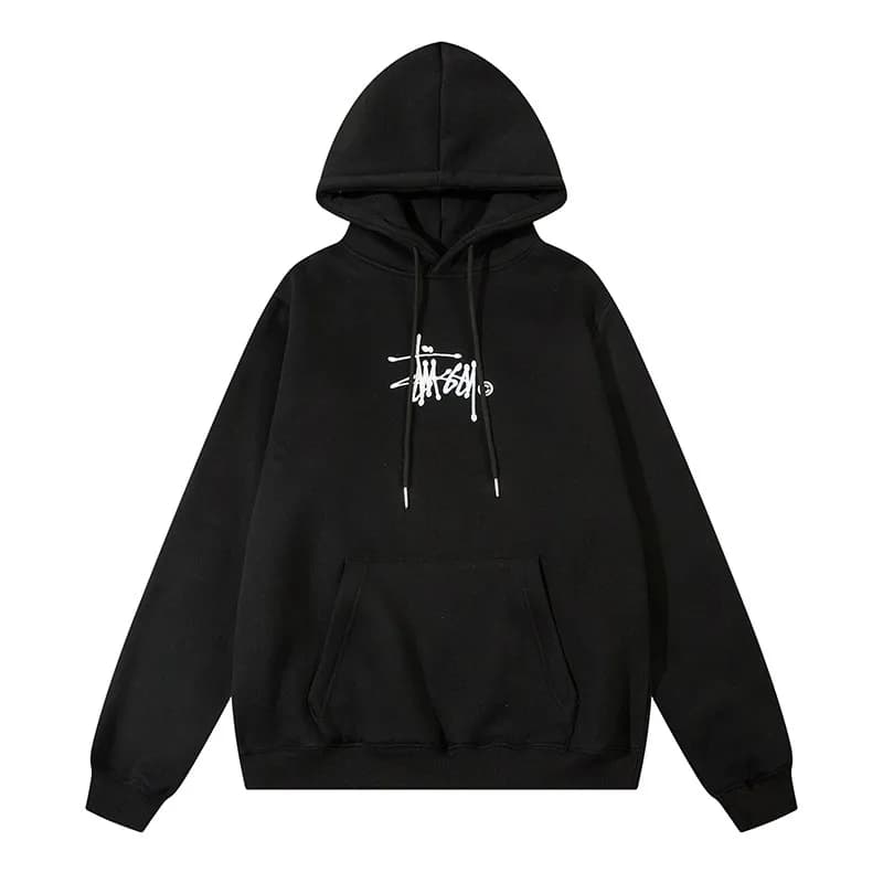 Carhartt Hooded Sweatshirt Embroidered Logo — 661 black