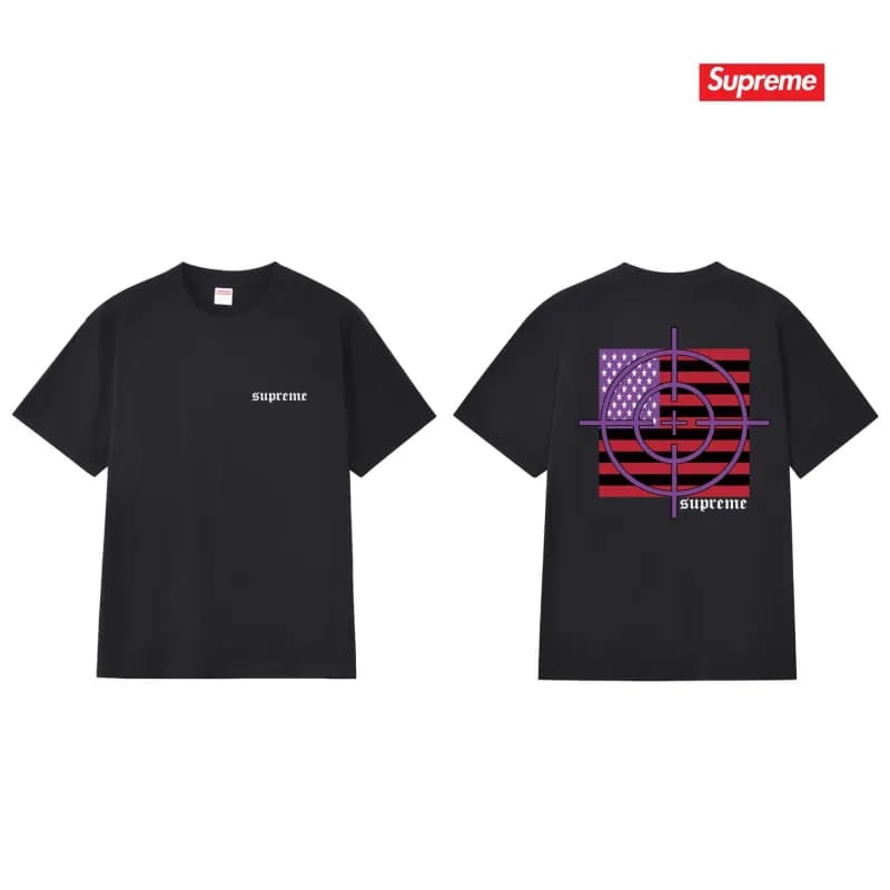 Supreme T-Shirt Graffiti Logo — S311黑色