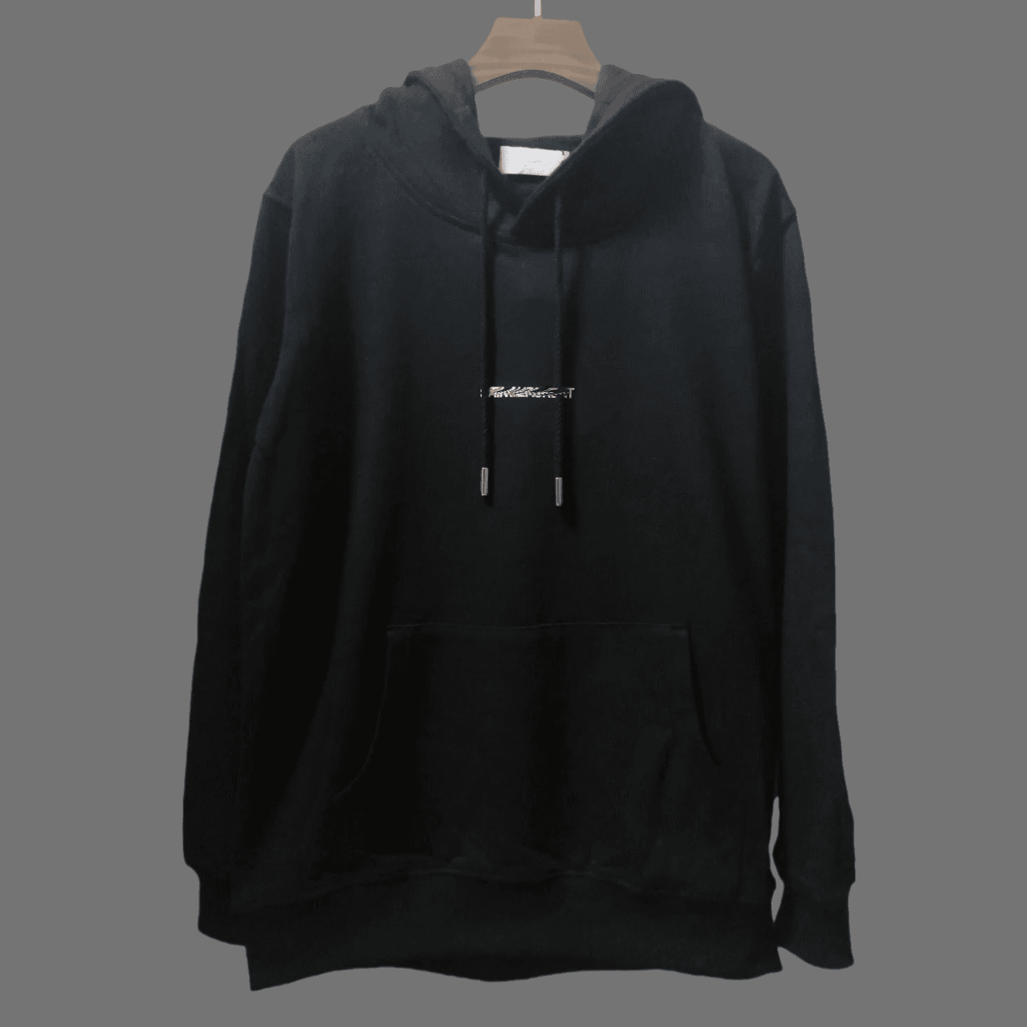 Off-White Hooded Sweatshirt Industrial Zip Detail
