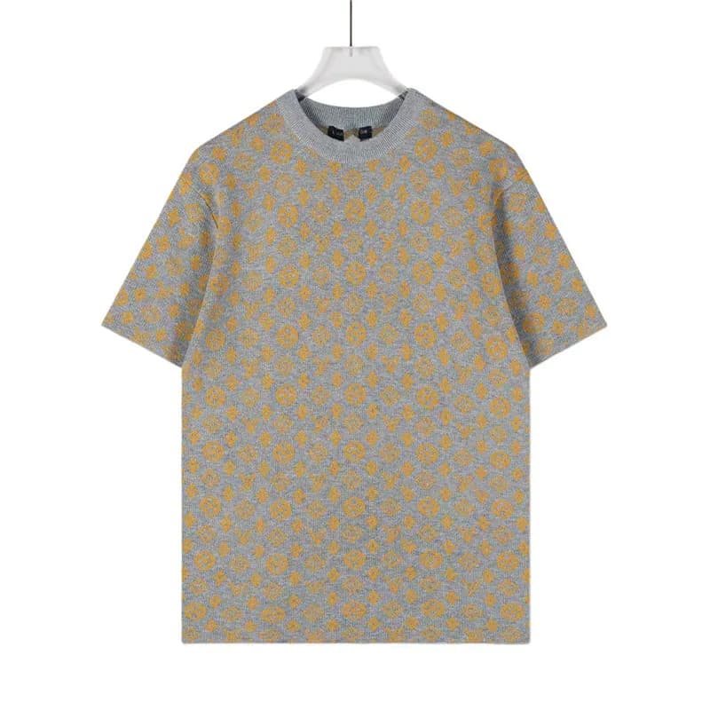 Gucci Knit T-Shirt GG Monogram Print