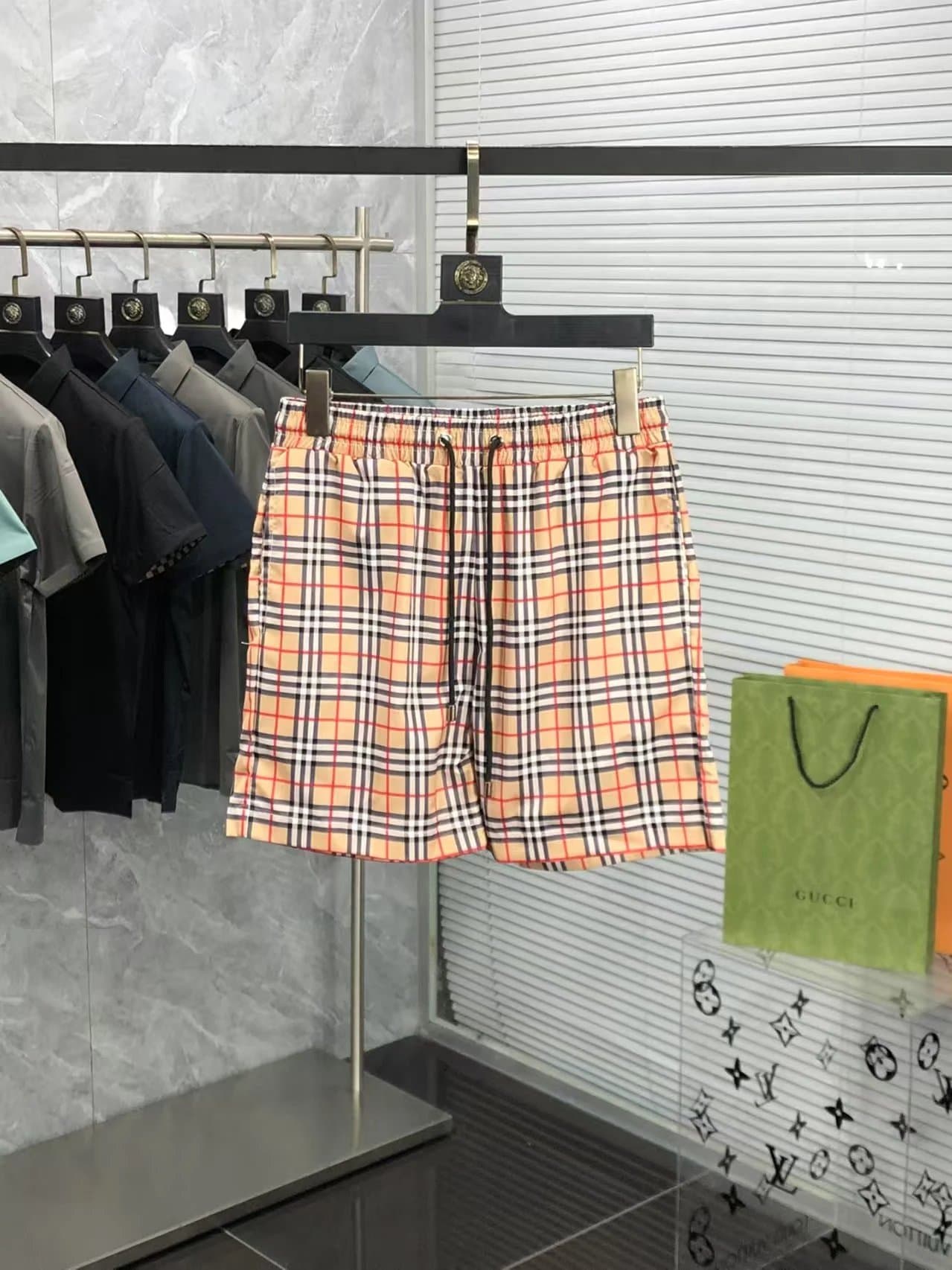 Burberry Ghost Logo Shorts Ghost Print — 18