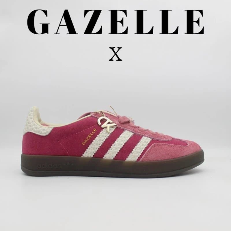 Adidas Gazelle Collab — IF1809 粉红白
