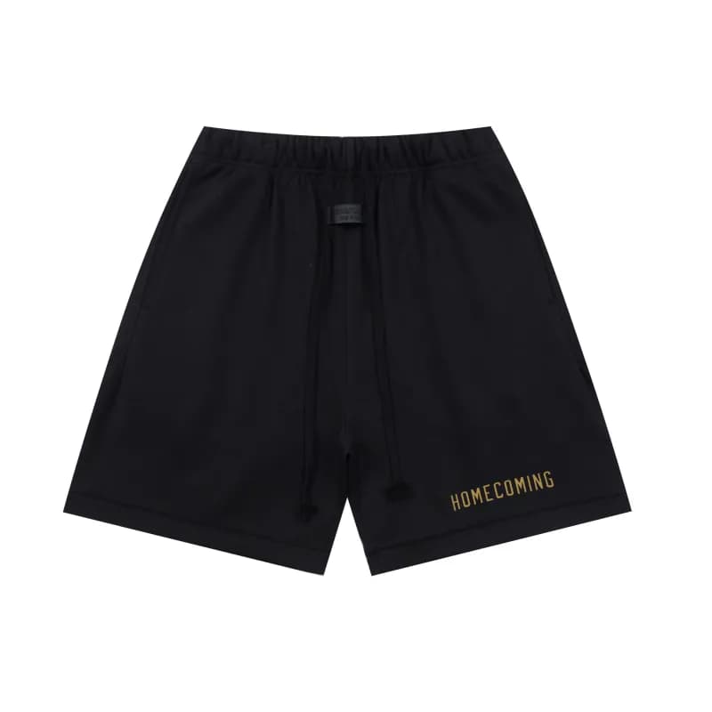 Fear of God Essentials Shorts Split Hem — K232黑色