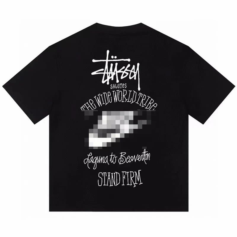 Stüssy Graphic Tee S Logo Script — Black 1