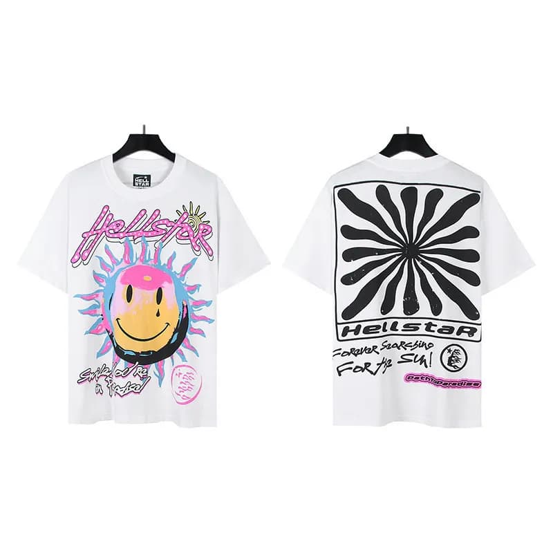 Hellstar Graphic Tee Alien Attack — 【280克优质】款式六三（白色）