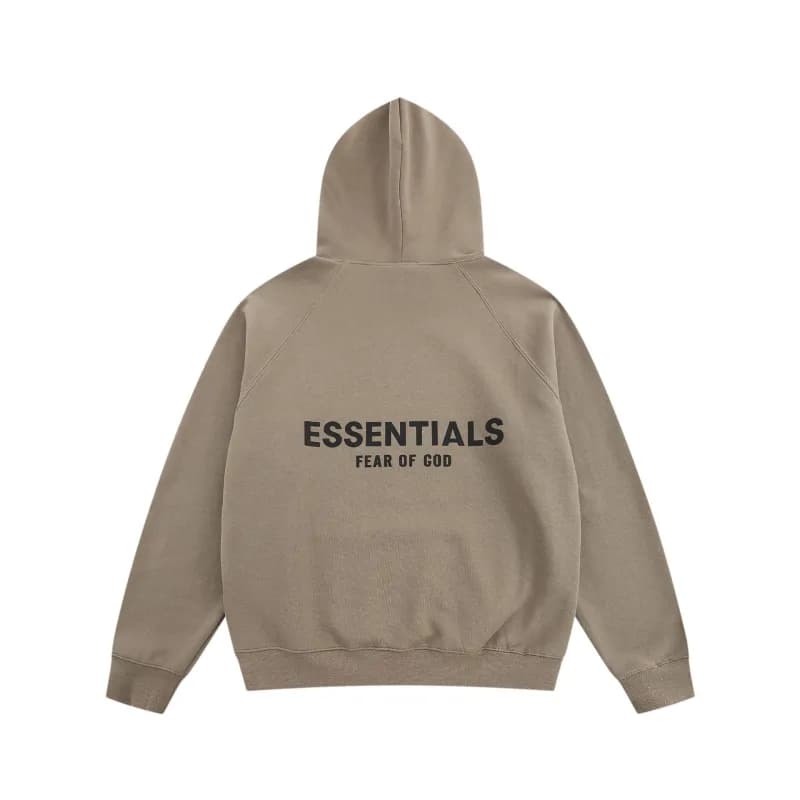 Fear of God Essentials Hooded Sweatshirt Essentials Logo Back