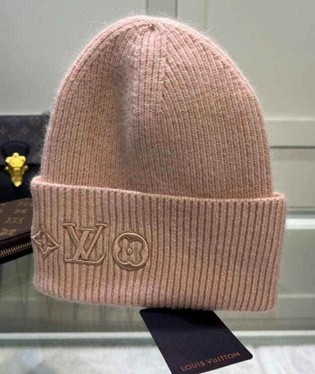 Louis Vuitton Knit Beanie LV Monogram Embroidery
