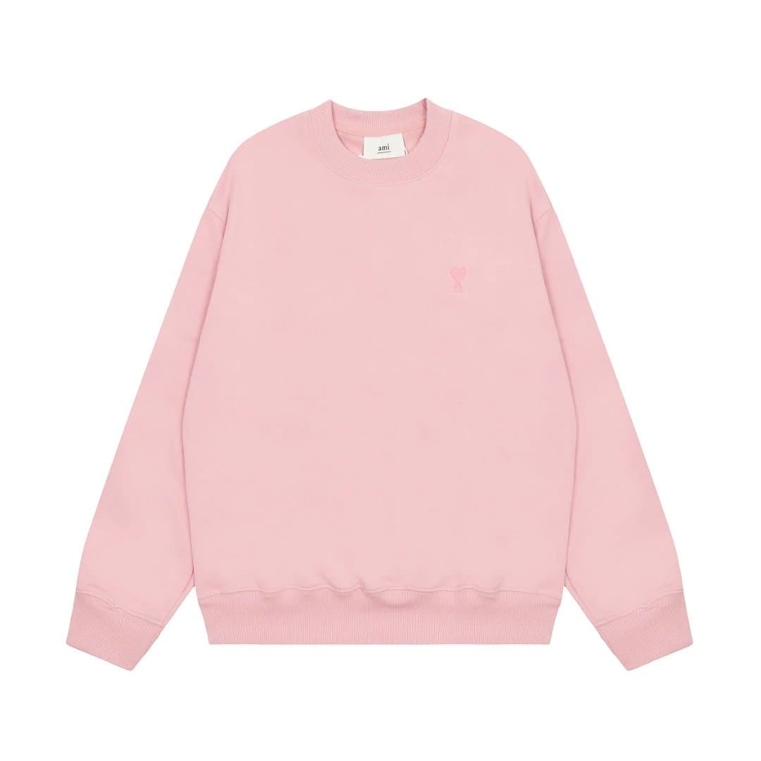 AMI Paris Crewneck Sweatshirt Heart Logo