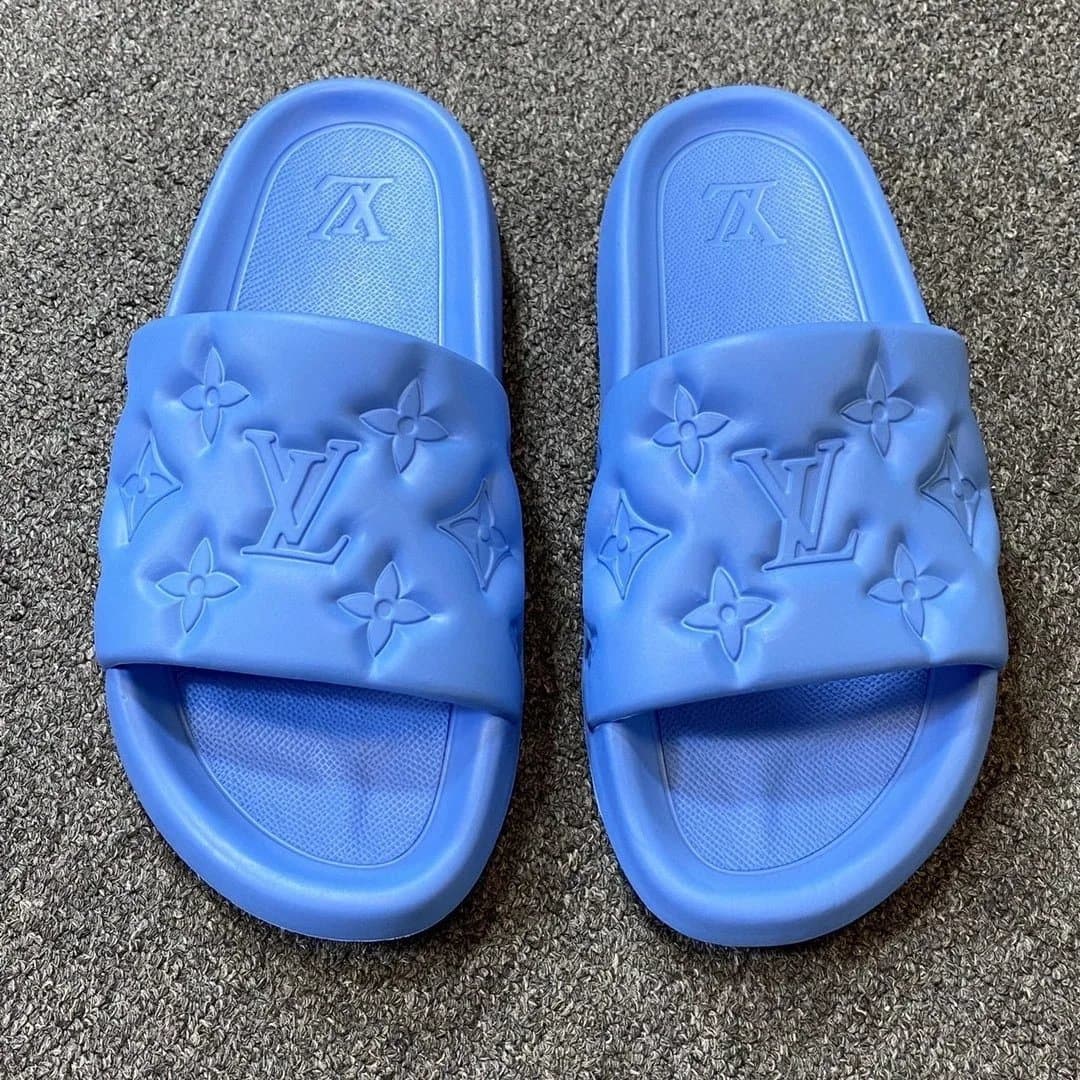 Louis Vuitton LV Pool Slide Monogram Embossed