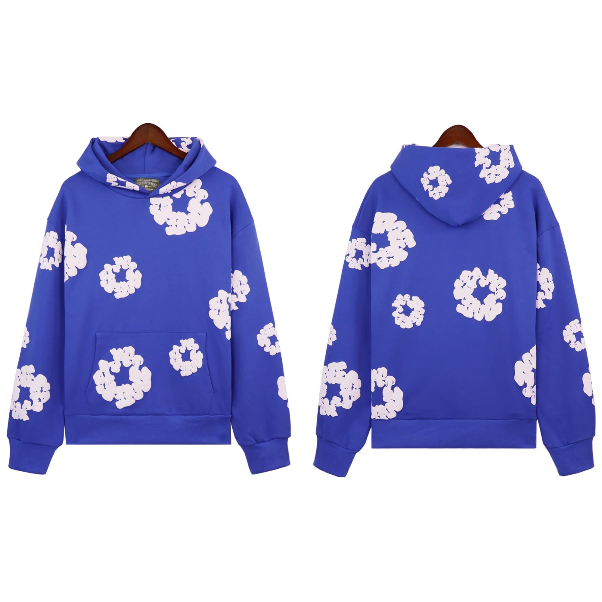 Denim Tears Hooded Sweatshirt Floral Print
