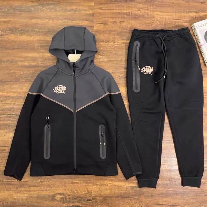 Travis Scott Hoodie and Joggers Set Cactus Jack Logo