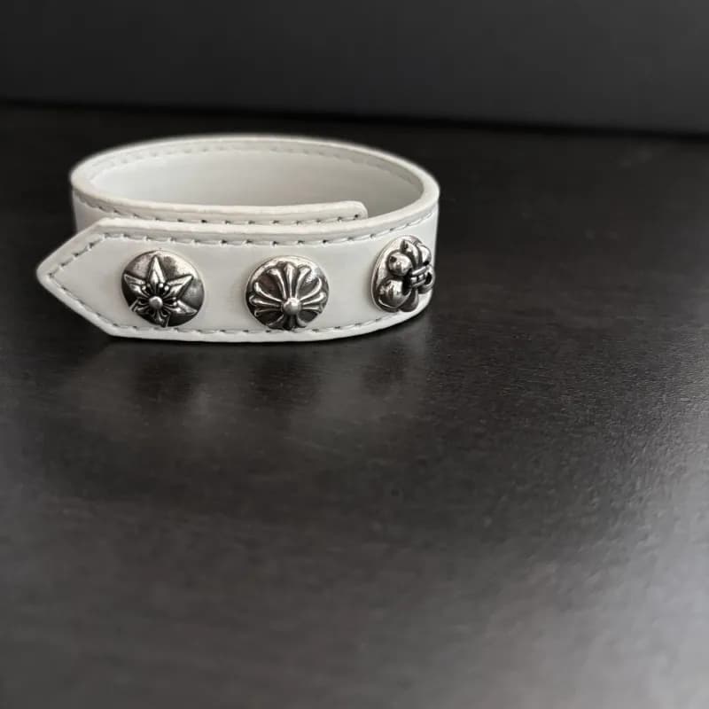 Chrome Hearts Cuff Bracelet Triple Stud