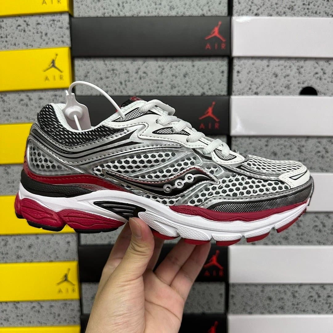 Asics Gel-Kayano 14 White/Grey/Red