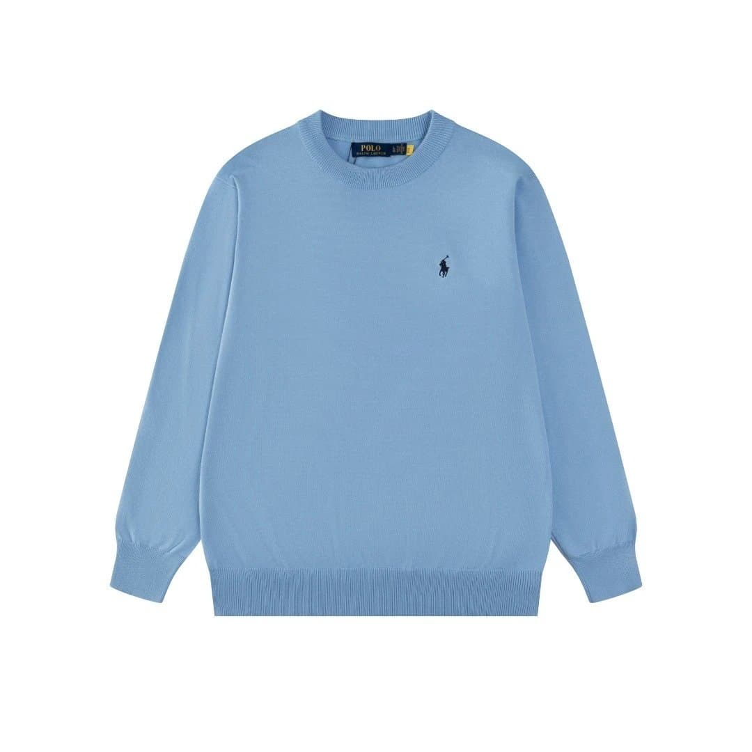 Polo Ralph Lauren Classic Fit Crewneck Sweater Light Blue