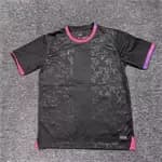 Short-Sleeve Top Camouflage Print with Pink Trim