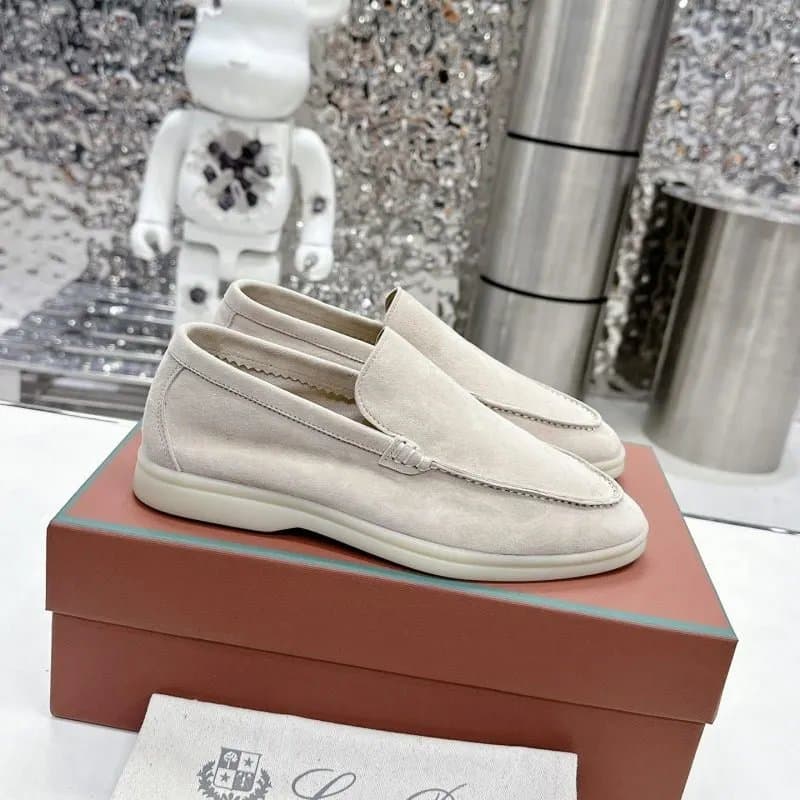 Loro Piana Loafer Suede Moc-Toe