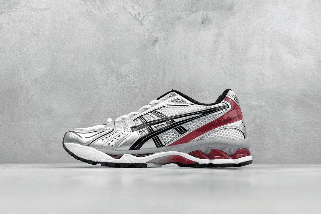 Asics Gel-Kayano 14 Silver Red