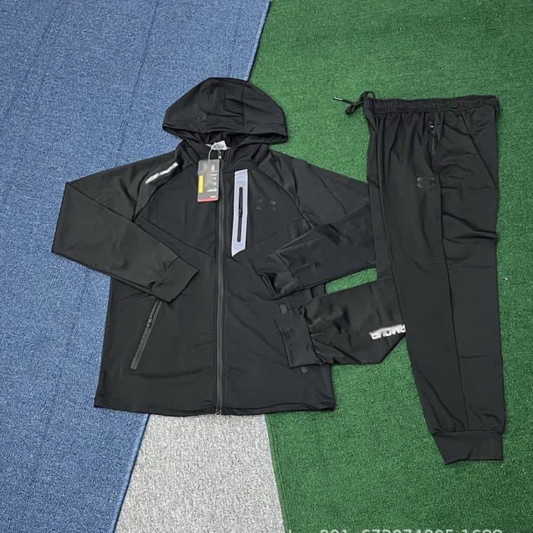 Nike Windrunner Jacket & Joggers Set Black — 黑色(759套装)