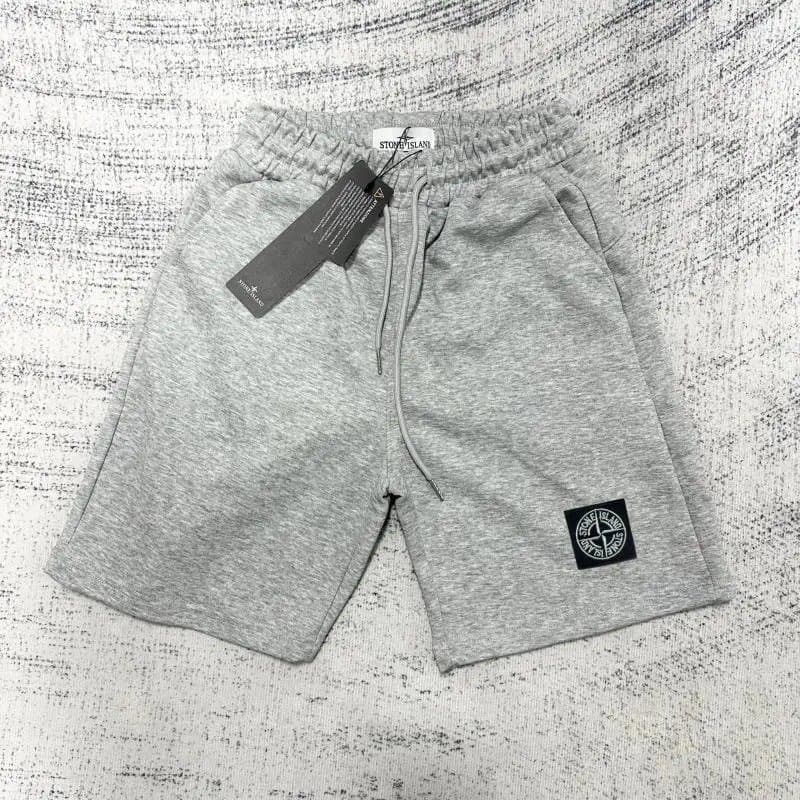 Stone Island Logo Patch Shorts Black — SD09