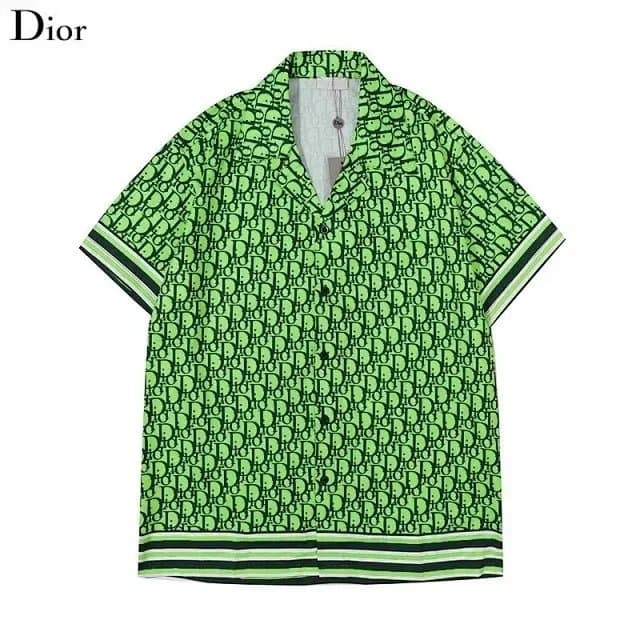 Dior Oblique Print Set Green Monogram — 14