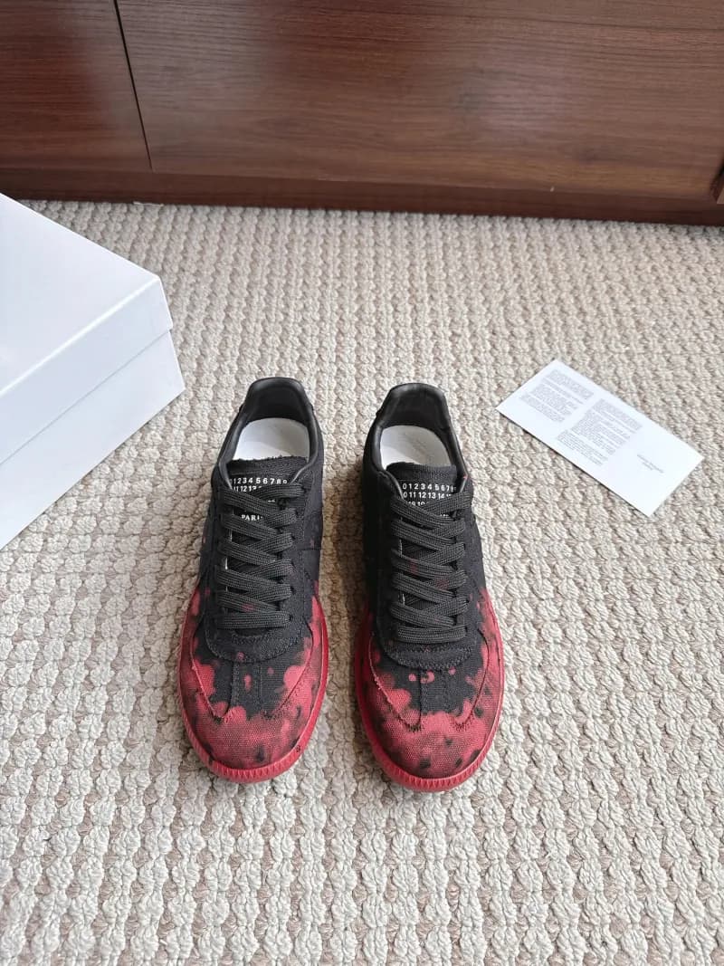 Adidas × Louis Vuitton Samba LV Monogram — 驴联名MM6 29（布面红泼墨）