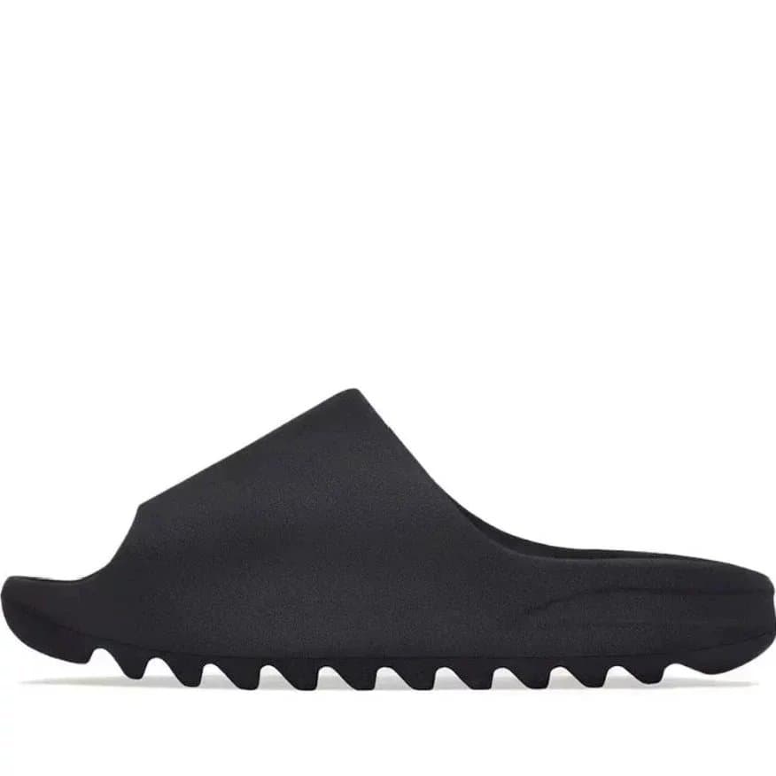 Yeezy Slide Bold Blue — onyx 雾面 黑色/HQ6448