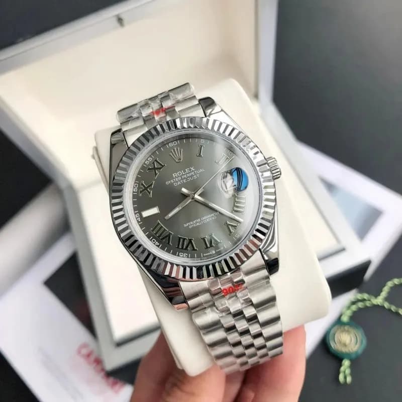 Rolex Datejust Stainless Steel with Grey Dial